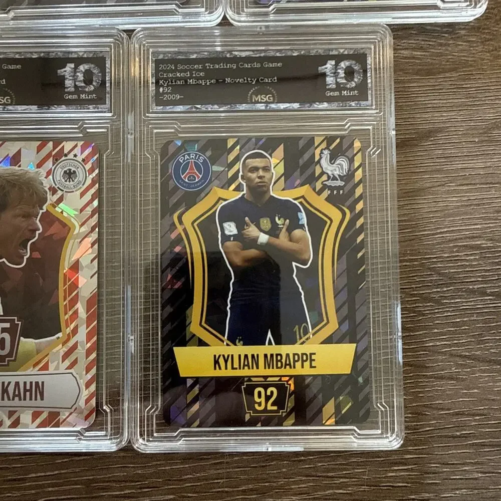 Graded 10 - Ronaldo Nazario, Ricardo Kaka, Oliver Kahn, Mbappe & Neymar Jr.